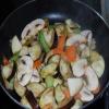 Vegetables in the pan