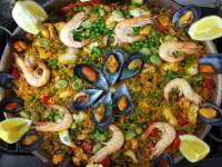 Spanish Mediterranean Seafood Paella