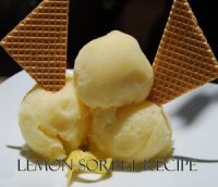 Lemon Sorbet Recipe - Light and Refreshing
