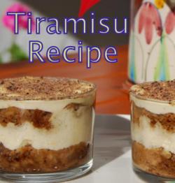 Tiramisu Recipe - Individual Portions