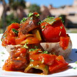 Baked Potato With Ratatouille