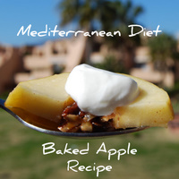 Spicy Mediterranean Diet Baked Apples