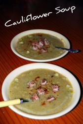 Mediterranean Diet Cauliflower Soup Recipe