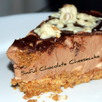 Creamy Gooey Chocolate Cheesecake