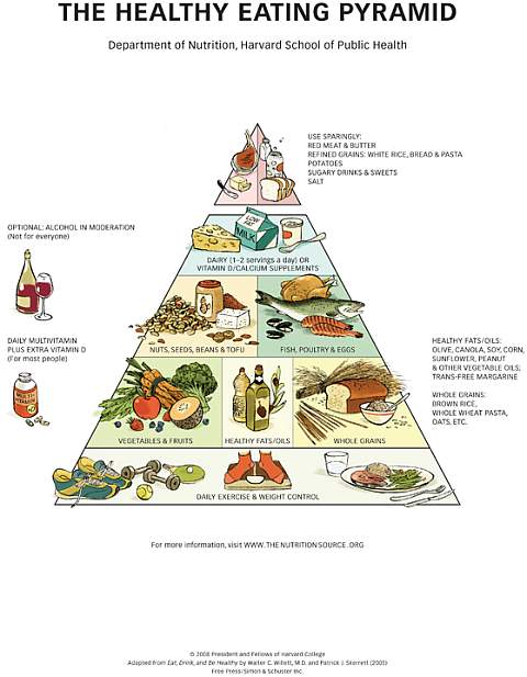 The Healthy Eating Mediterranean Pyramid