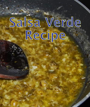 Salsa Verde Recipe - For Grilled Fish