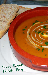 Mediterranean Diet Sweet Potato Soup Recipe