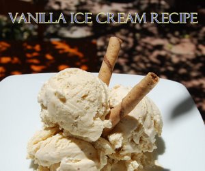Basic vanilla icecream