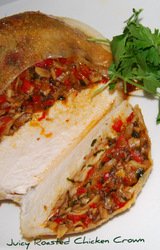 Mediterranean Roasted Chicken Breast Crown Recipe