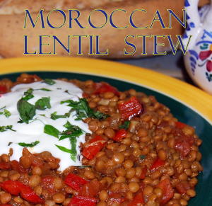 Mediterranean Lentil Recipe - Spicy Stew