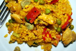 Paella Recipe - Creamy Rice and Chicken