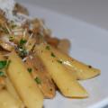 Penne with Blue Cheese and Mushrooms