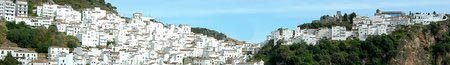 Village Overlooking the blue Mediterranean