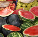 Juicy Watermelons at San Pedro Market